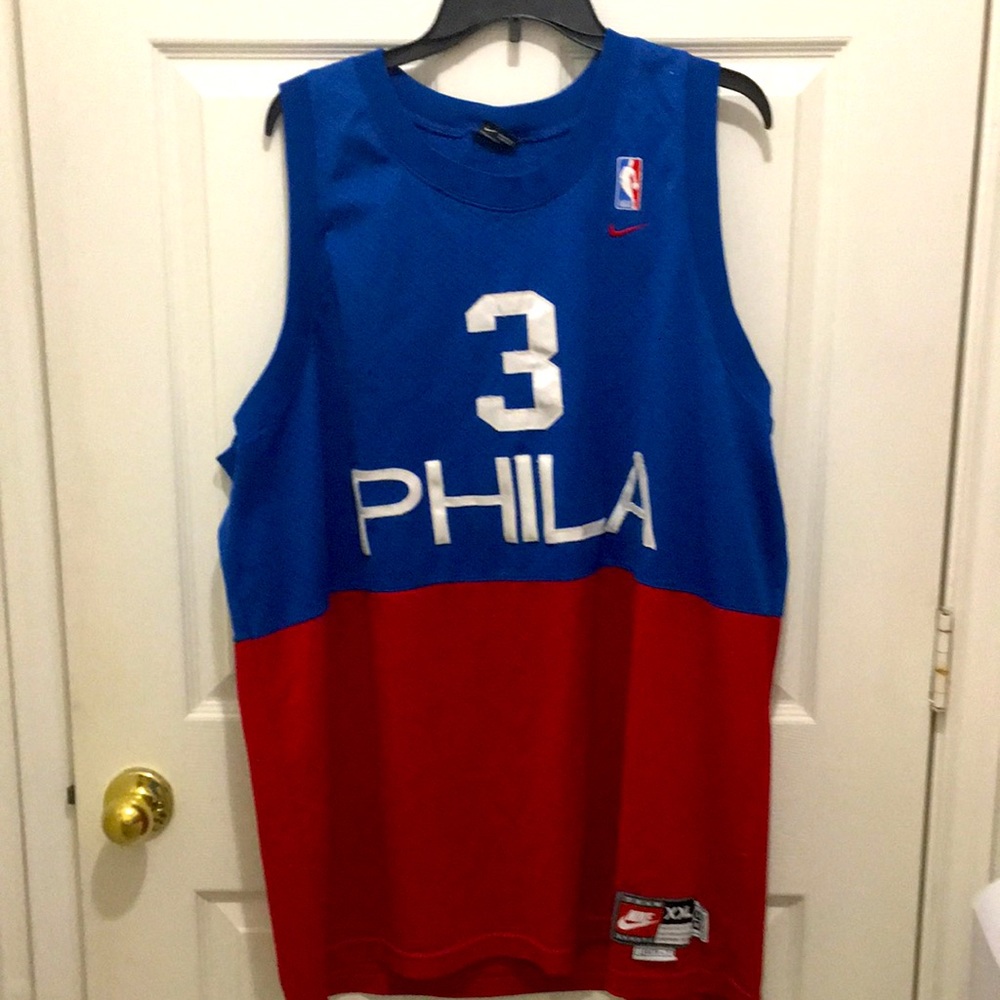 Allen Iverson Philadelphia 76ers NBA Basketball Jersey Retro Throwback